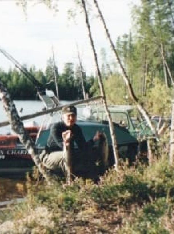 Fishing Trip to Lake Pääjärvi, Russia, in 2001
