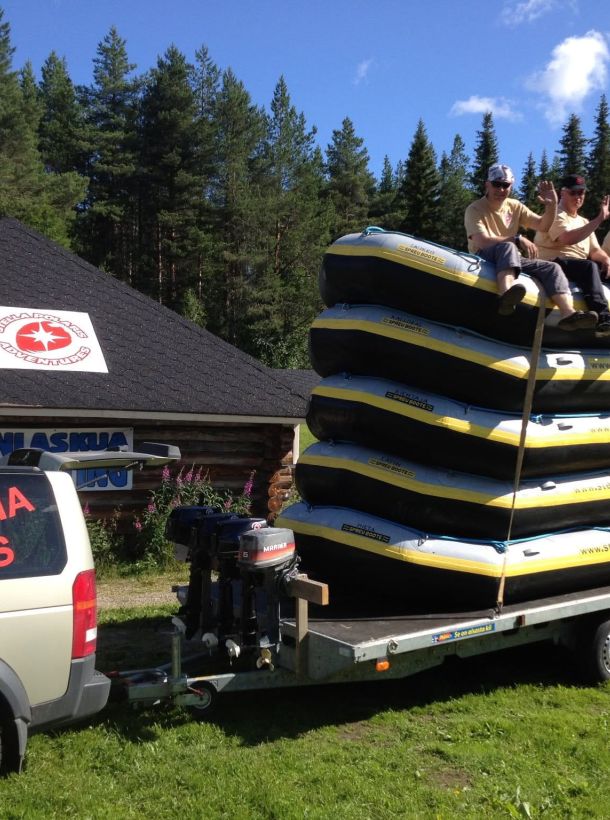 White-Water Rafting Centre in Juuma in 2012