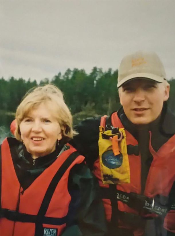 Marko and His Mother Anneli in 2003
