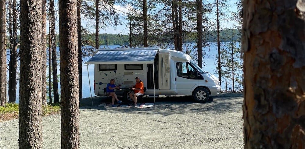 Jyrävän leirintä Kuusamon Juumassa
